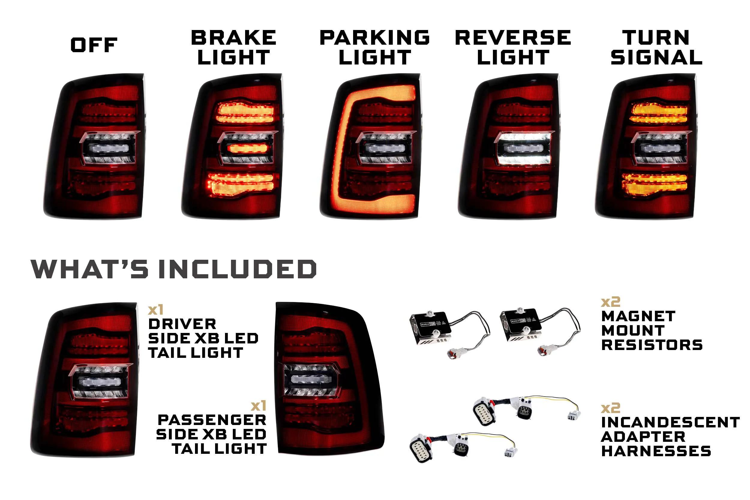 Ram HD 2019  : Morimoto XB LED Tail Lights