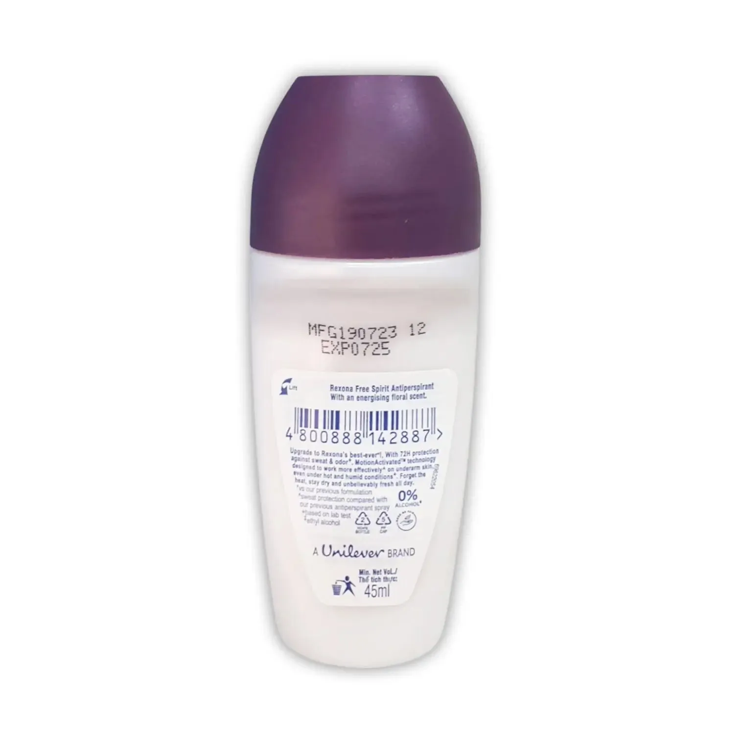 Rexona Free Spirit 72H Freshness Deodorant 45ml
