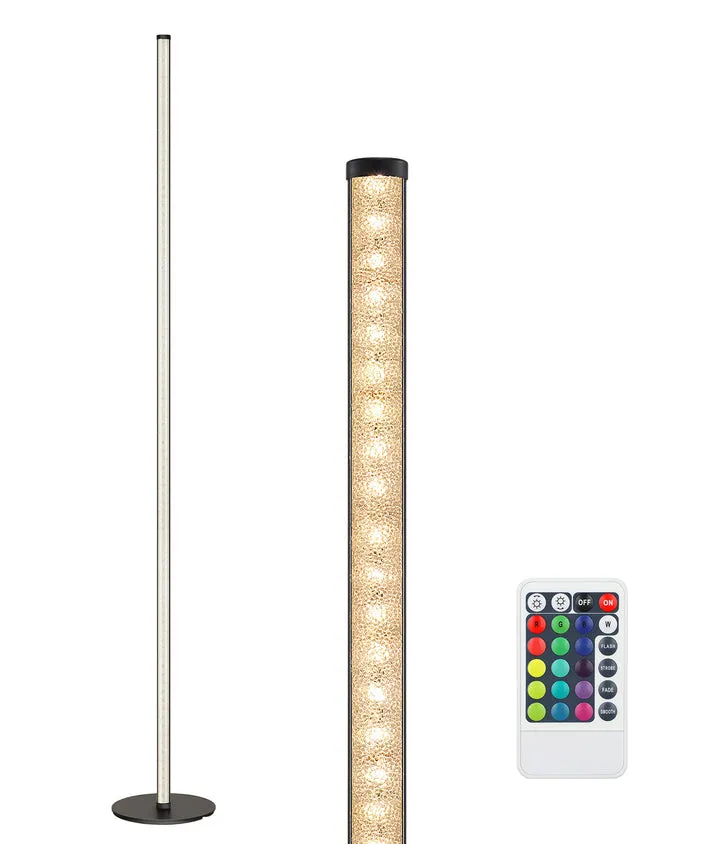 RGBW Corner Floor Lamp with Remote-HFLK02R