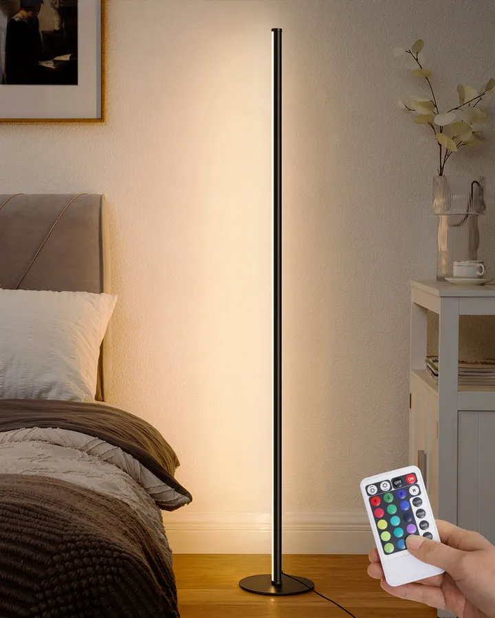 RGBW Corner Floor Lamp with Remote-HFLK02R