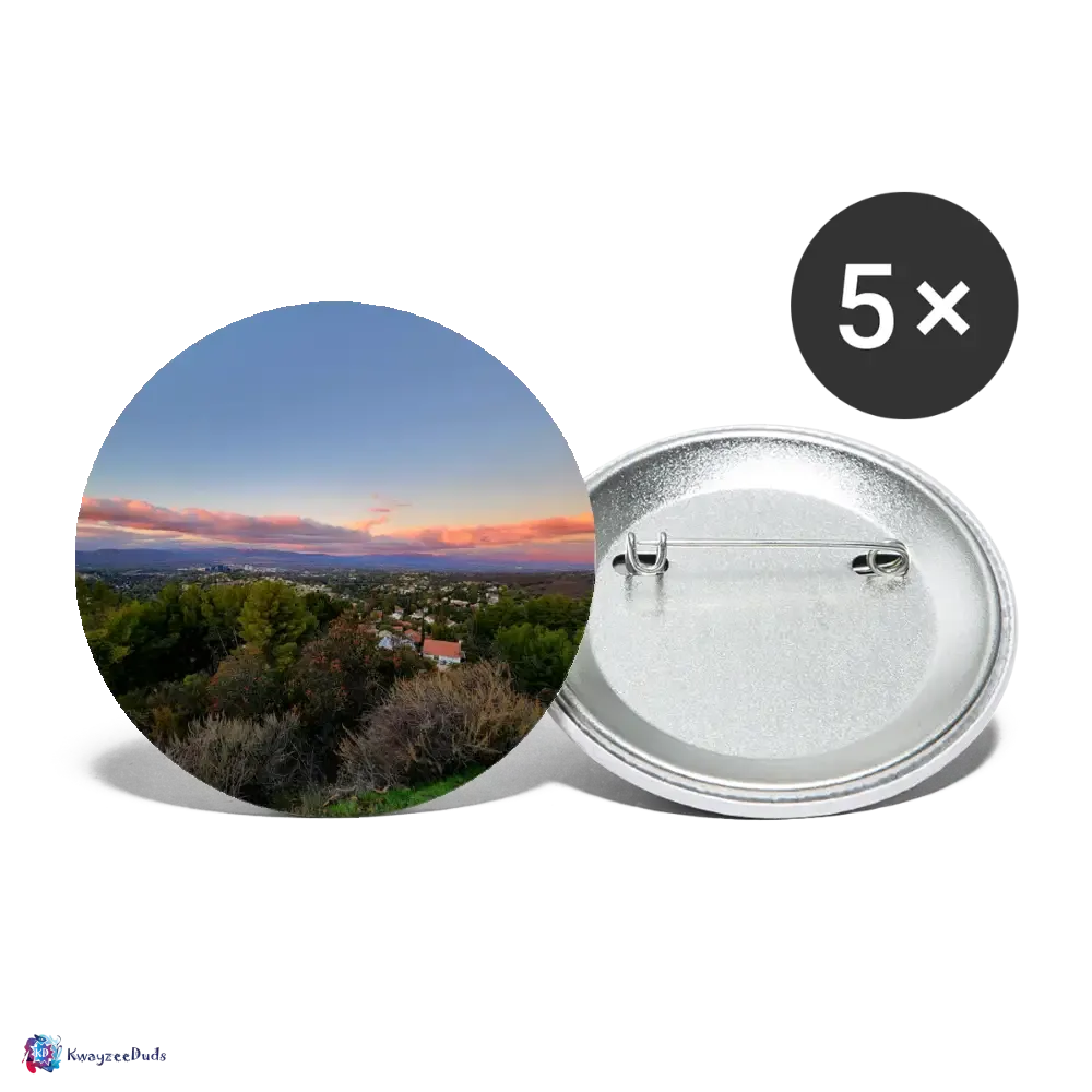 SF Valley Buttons large 2.2'' (5-pack)