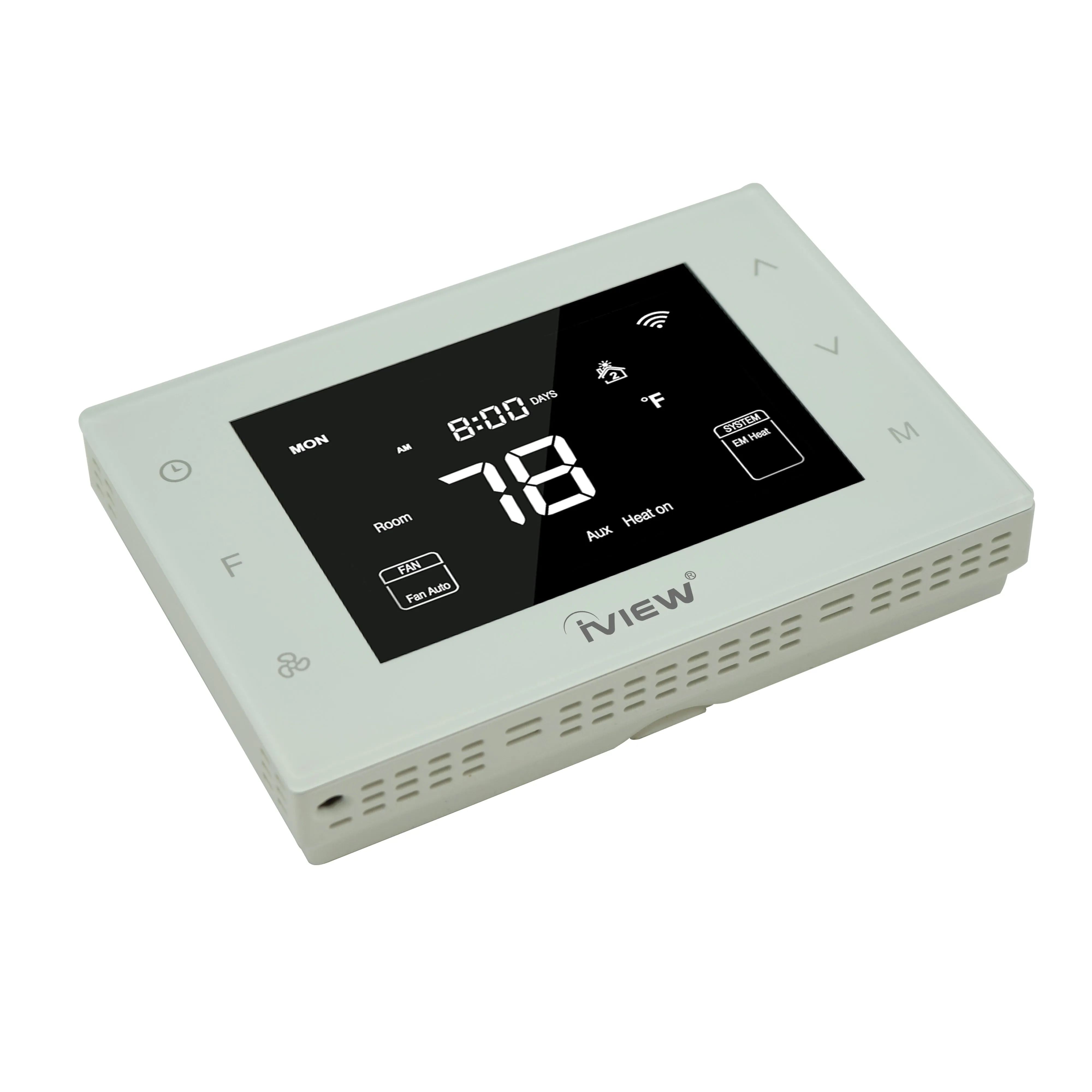 Smart Thermostat 4.3" LCD Display, NTC Thermistor with Schedule, Hold and Hold Until Modes