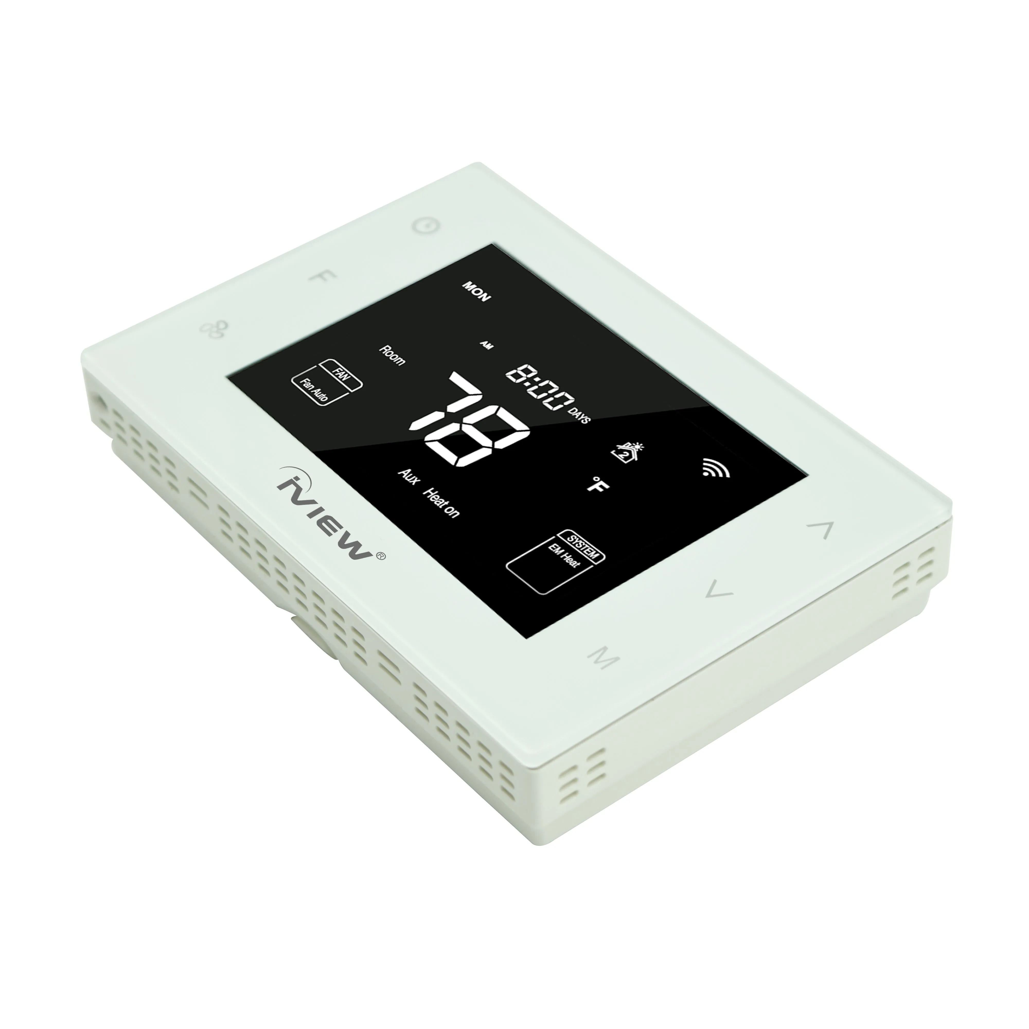 Smart Thermostat 4.3" LCD Display, NTC Thermistor with Schedule, Hold and Hold Until Modes