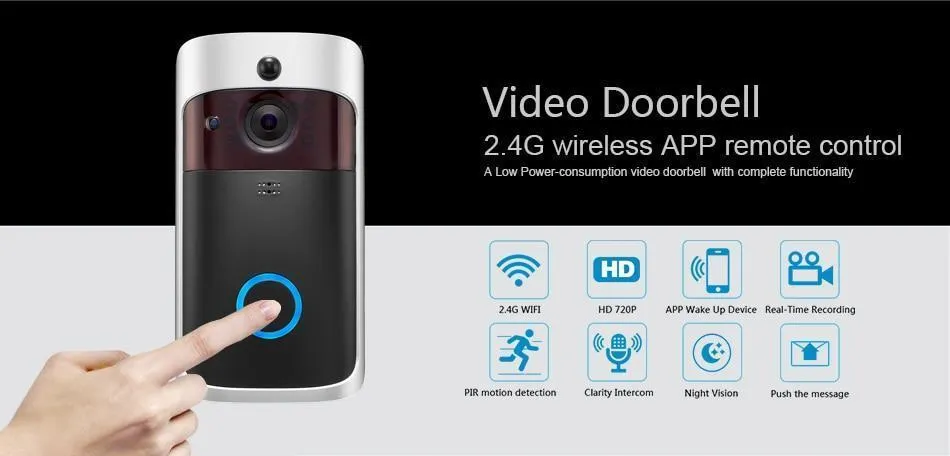 Smart Wifi Security Video Camera Doorbell