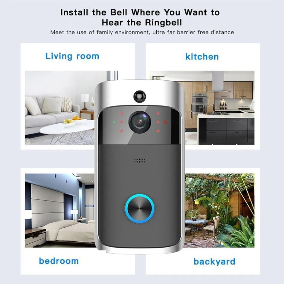 Smart Wifi Security Video Camera Doorbell