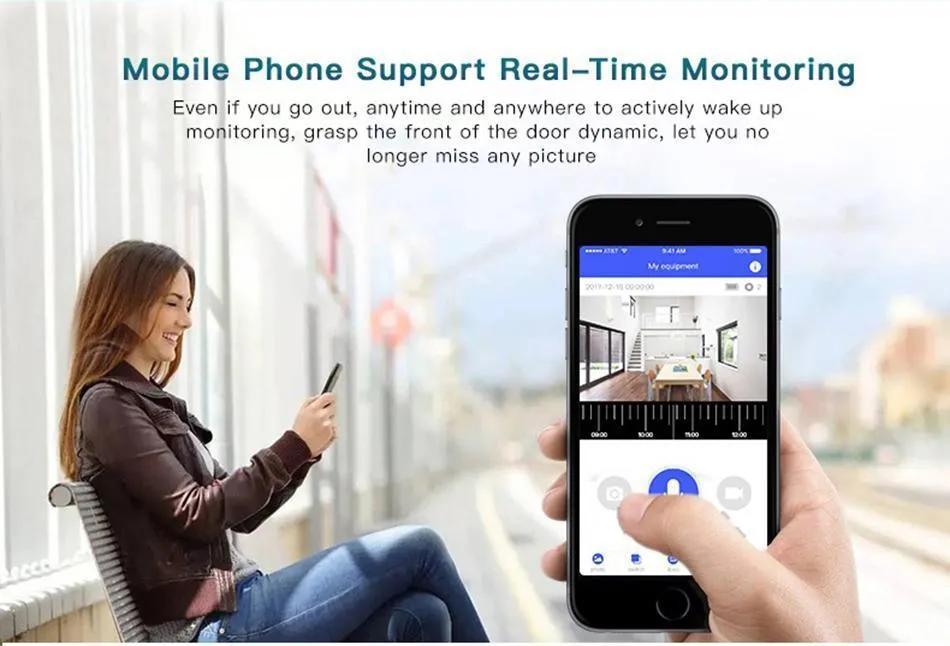 Smart Wifi Security Video Camera Doorbell