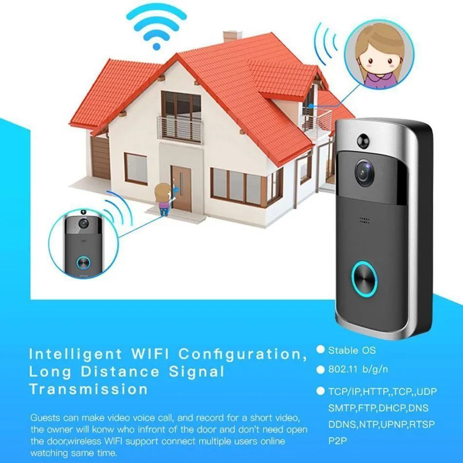 Smart Wifi Security Video Camera Doorbell