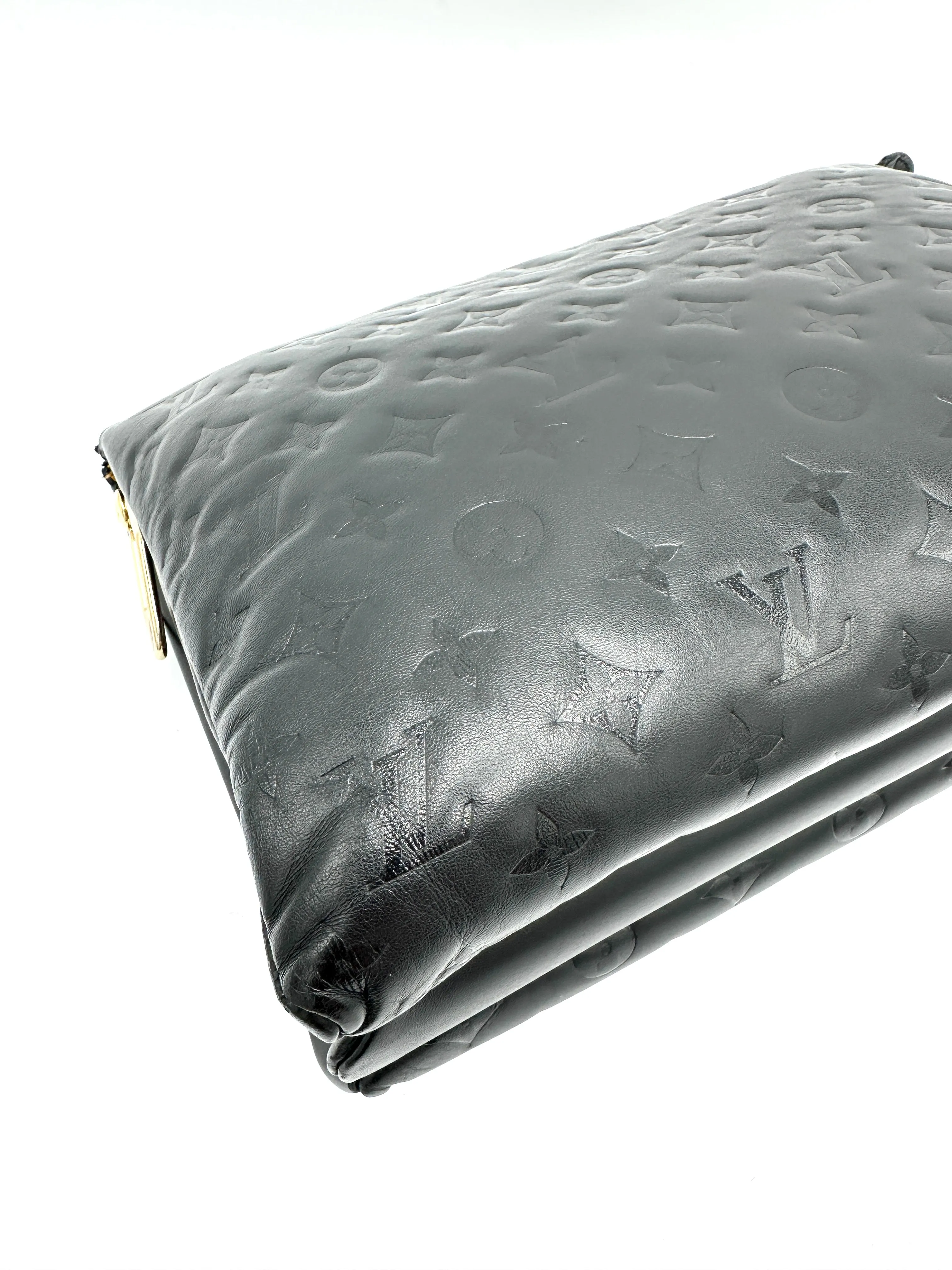 SOLD ON LAYAWAY (TOTAL COST 2995) Black GHW Coussin MM