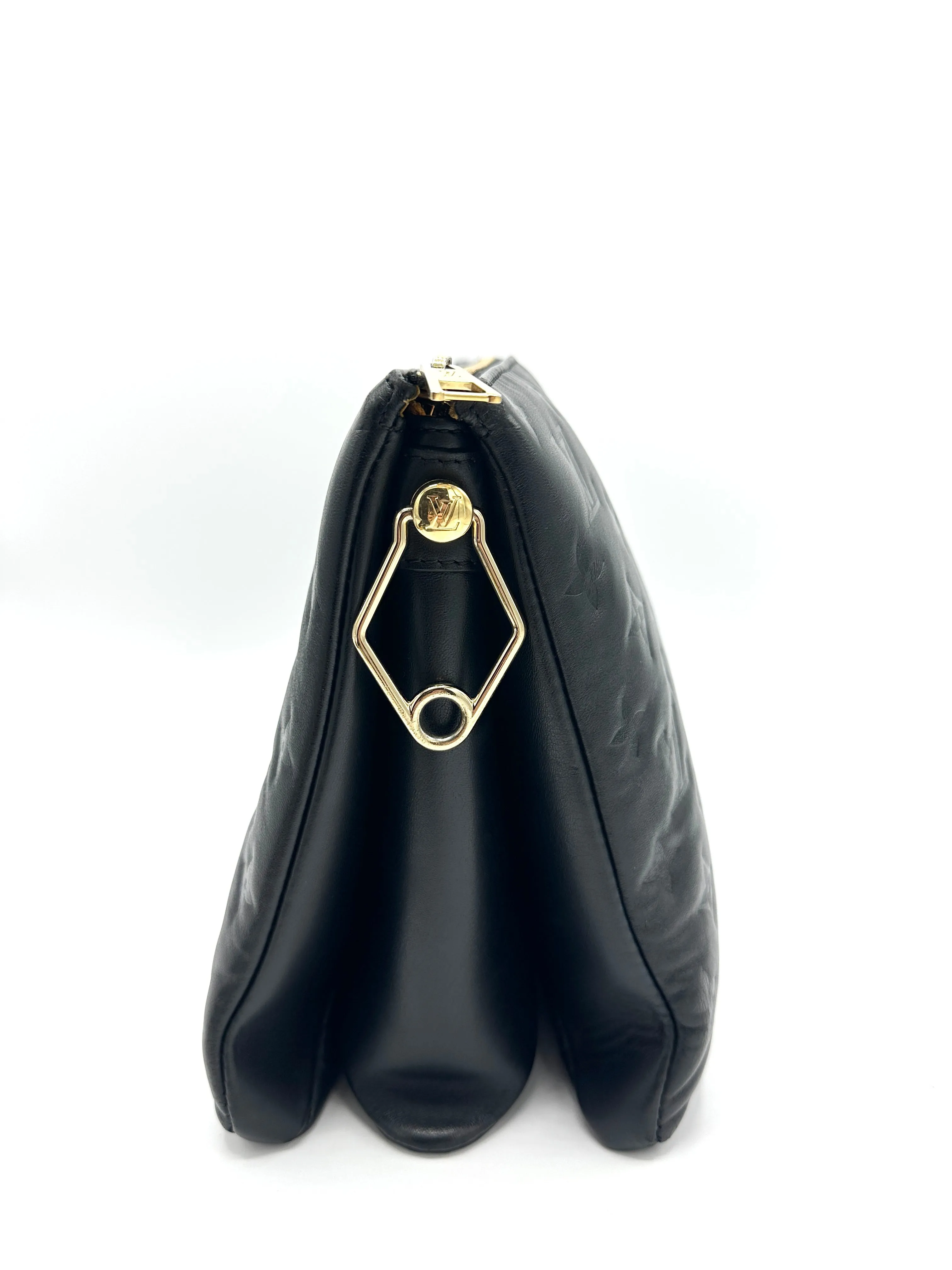 SOLD ON LAYAWAY (TOTAL COST 2995) Black GHW Coussin MM