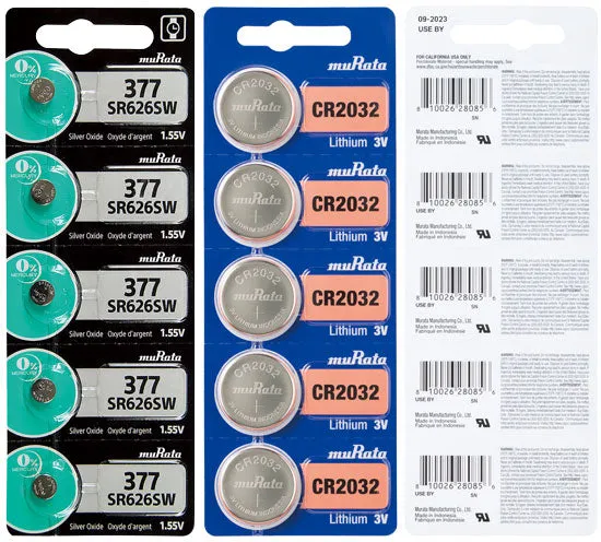 Sony® Murata Watch Batteries