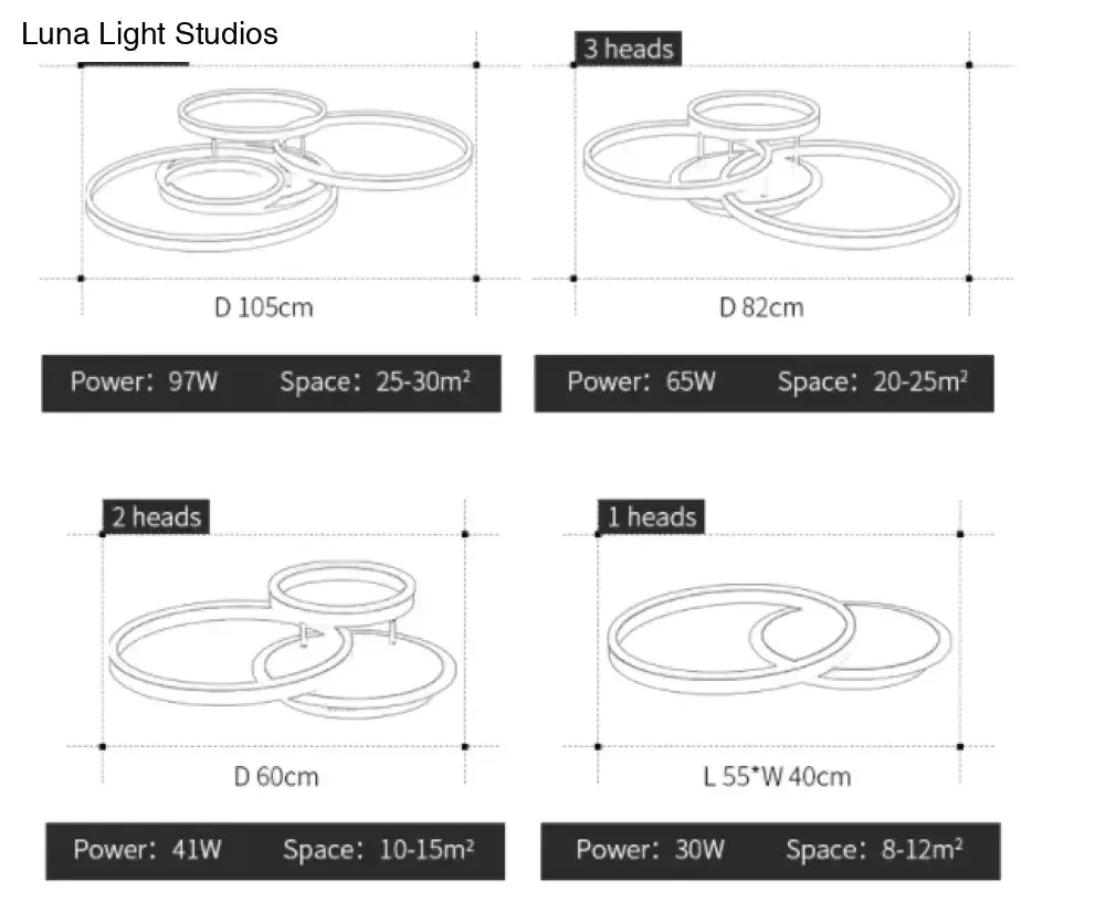 Surface Mounted Modern Led Ceiling Light For Living Room Bedroom Dining Room White&Coffee Lustre Chandelier Ceiling Lamp Fixture