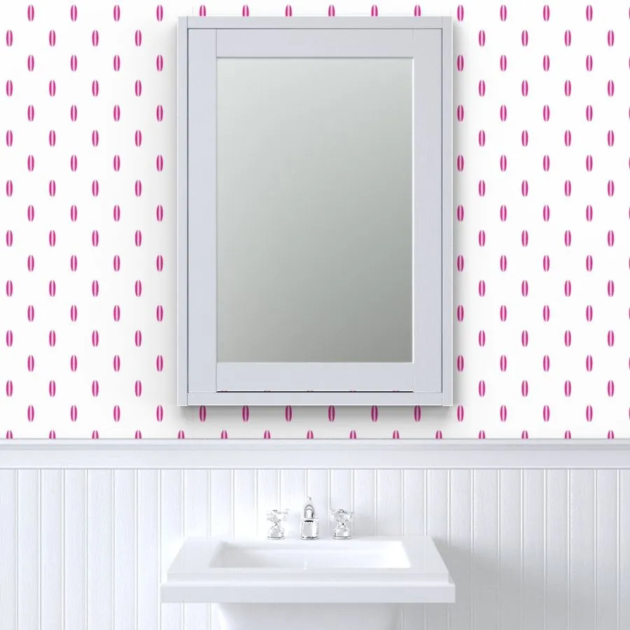Surfer Girl Pink and Soft Pink Classic Mini Size Surfboards Wallpaper