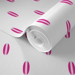 Surfer Girl Pink and Soft Pink Classic Mini Size Surfboards Wallpaper