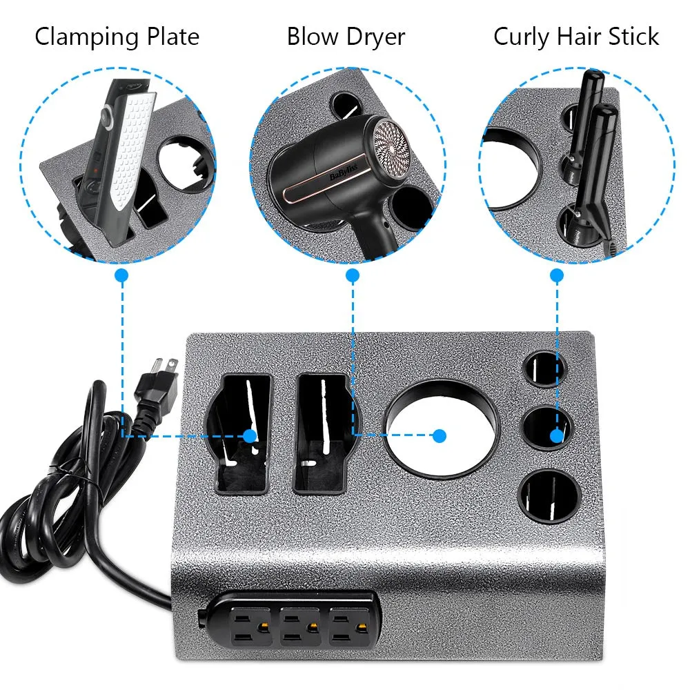 TheLAShop Hair Tool Organizer with Outlets