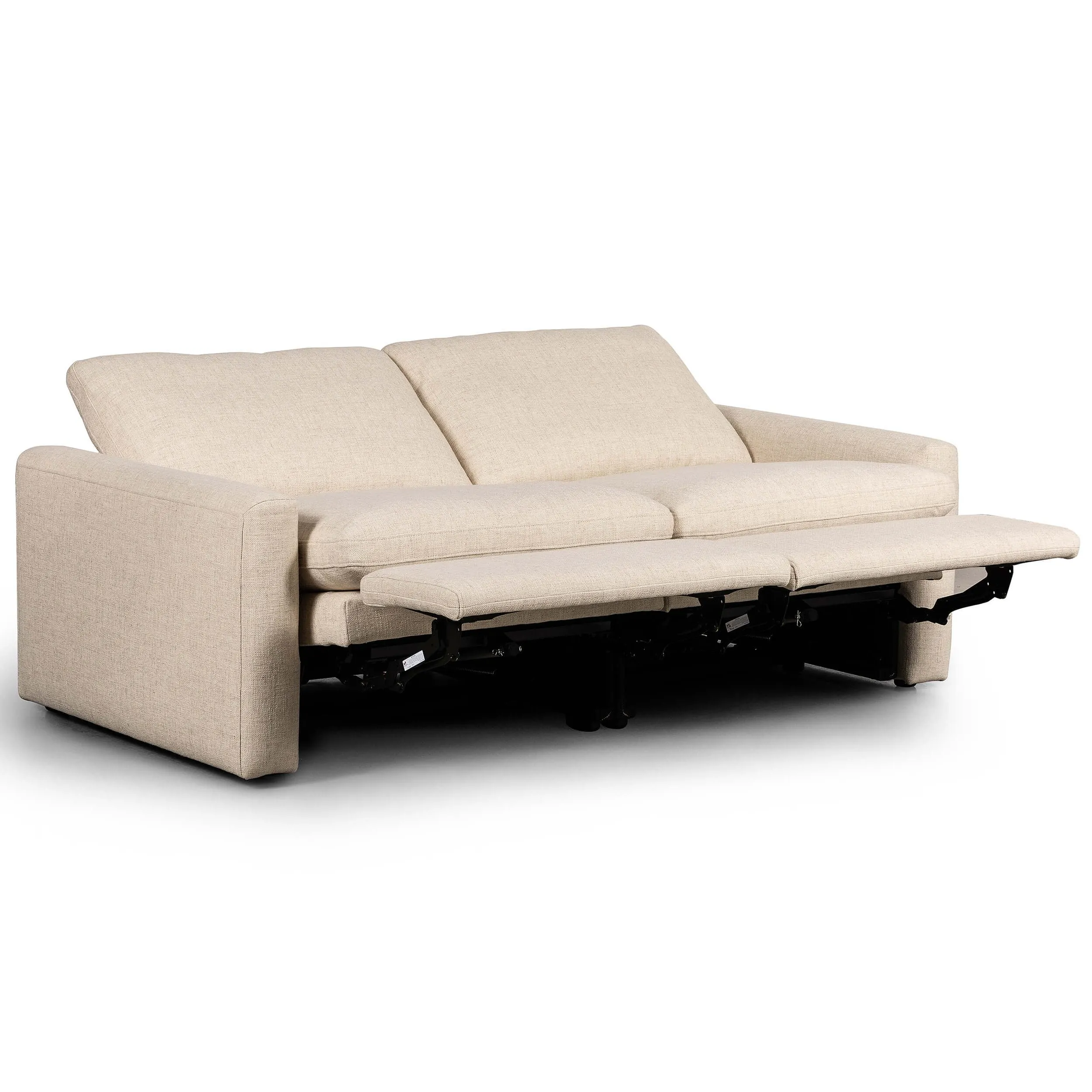 Tillery 2 Piece Power Recliner Sofa, Antigo Natural