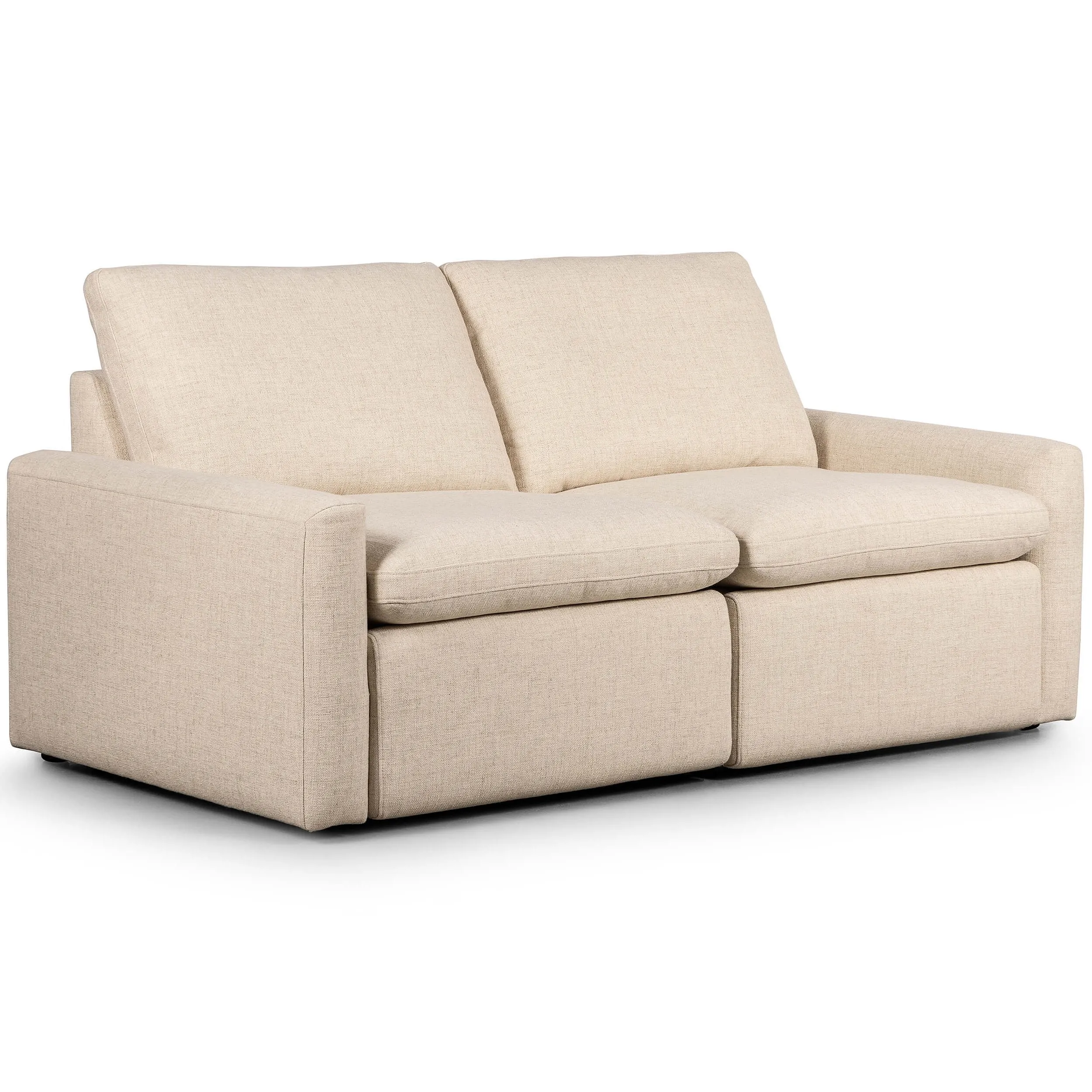 Tillery 2 Piece Power Recliner Sofa, Antigo Natural