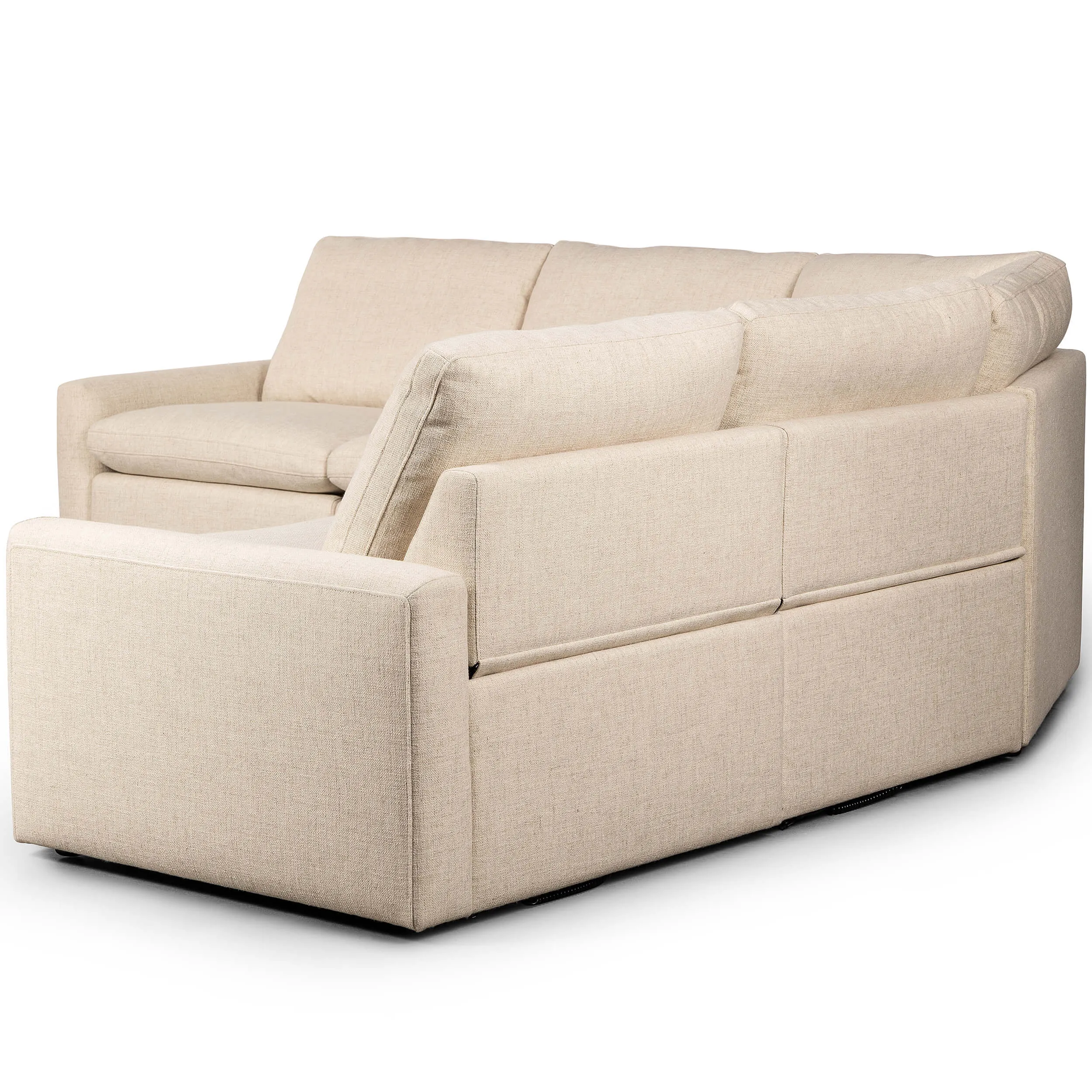 Tillery Power Recliner Sectional, Antigo Natural