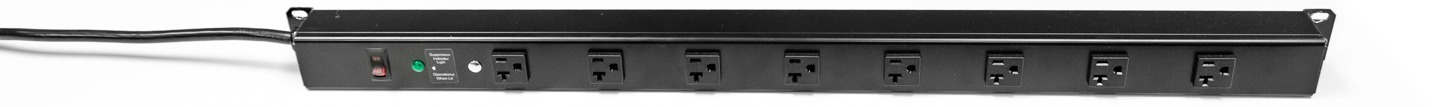 Treston M36 power rail with 8 outlets
