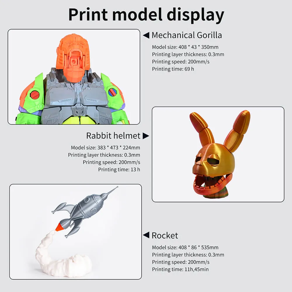 Tronxy Veho 600 Pro V2 Fast 3D Printer Print Size 600x600x600mm