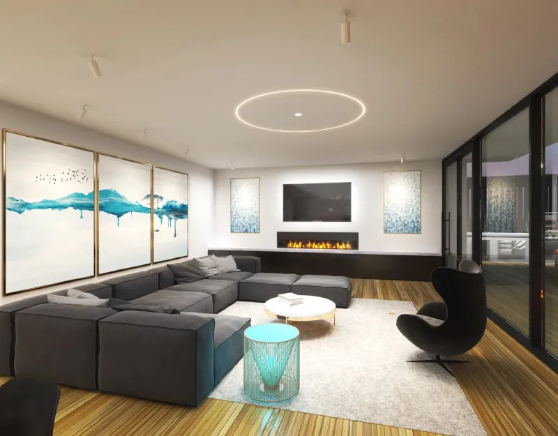 TruCirque .5A & 1A 24VDC Remote Power, Plaster-in LED System