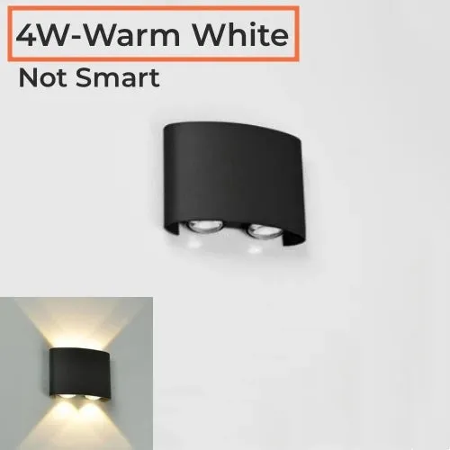 Tuya RGB LED Wall Lamps Outdoor Up Down IP65 Waterproof Garden Sconce Porch Yard Google Alexa APP Exterior Wall Lights AC85-265V