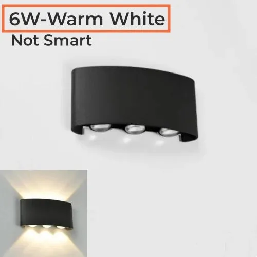 Tuya RGB LED Wall Lamps Outdoor Up Down IP65 Waterproof Garden Sconce Porch Yard Google Alexa APP Exterior Wall Lights AC85-265V