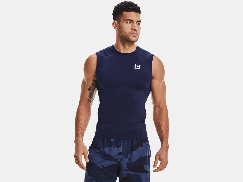 UA Men's HeatGear® Armour Sleeve Less