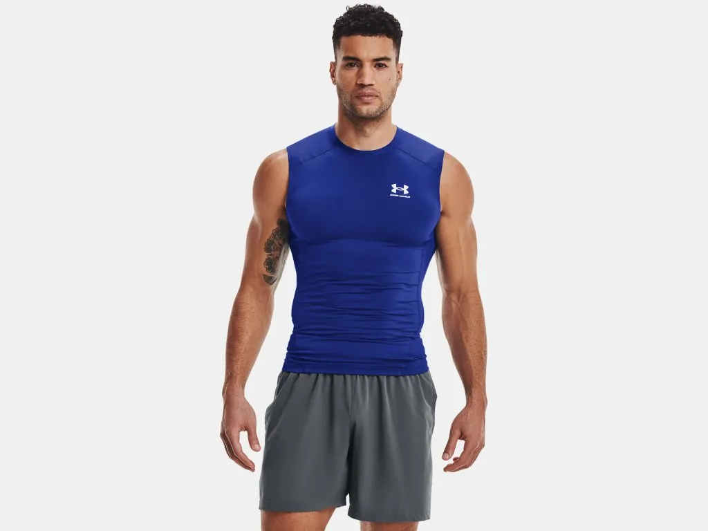 UA Men's HeatGear® Armour Sleeve Less