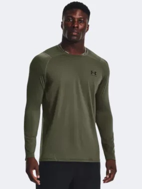 Under Armour Heatgear Men Training Long Sleeve Marine Green/Black