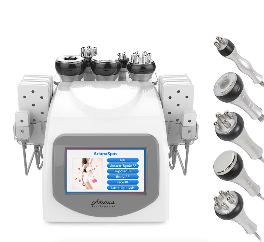 US STOCK 6in1 Vacuum Cavitation Machine With Logo