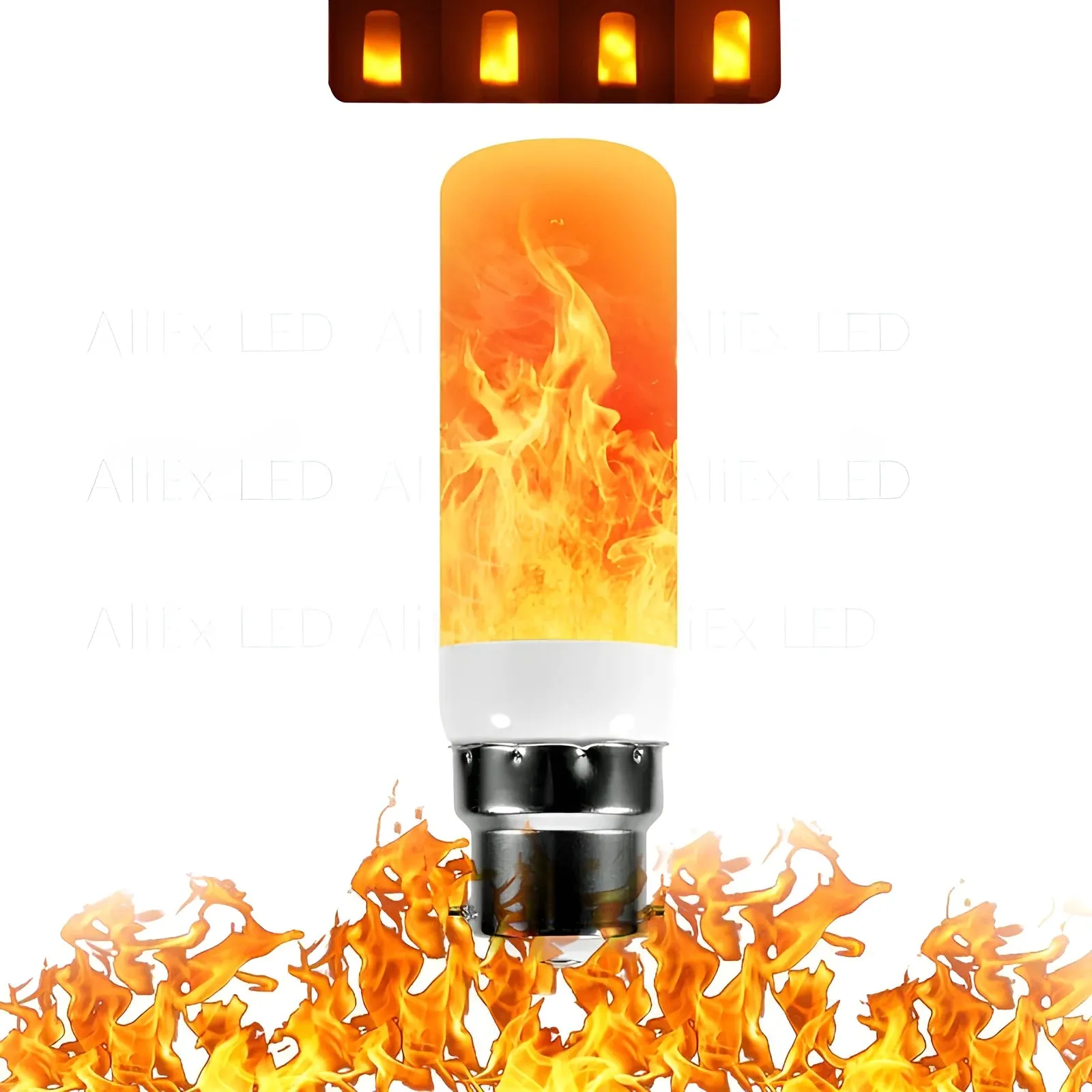 USB E14 E27 B22 Led Simulated Flame Bulbs 9W AC85-265V Luces Home Electronic Accessories Lamp Flame light Effect Bulbs Lampada