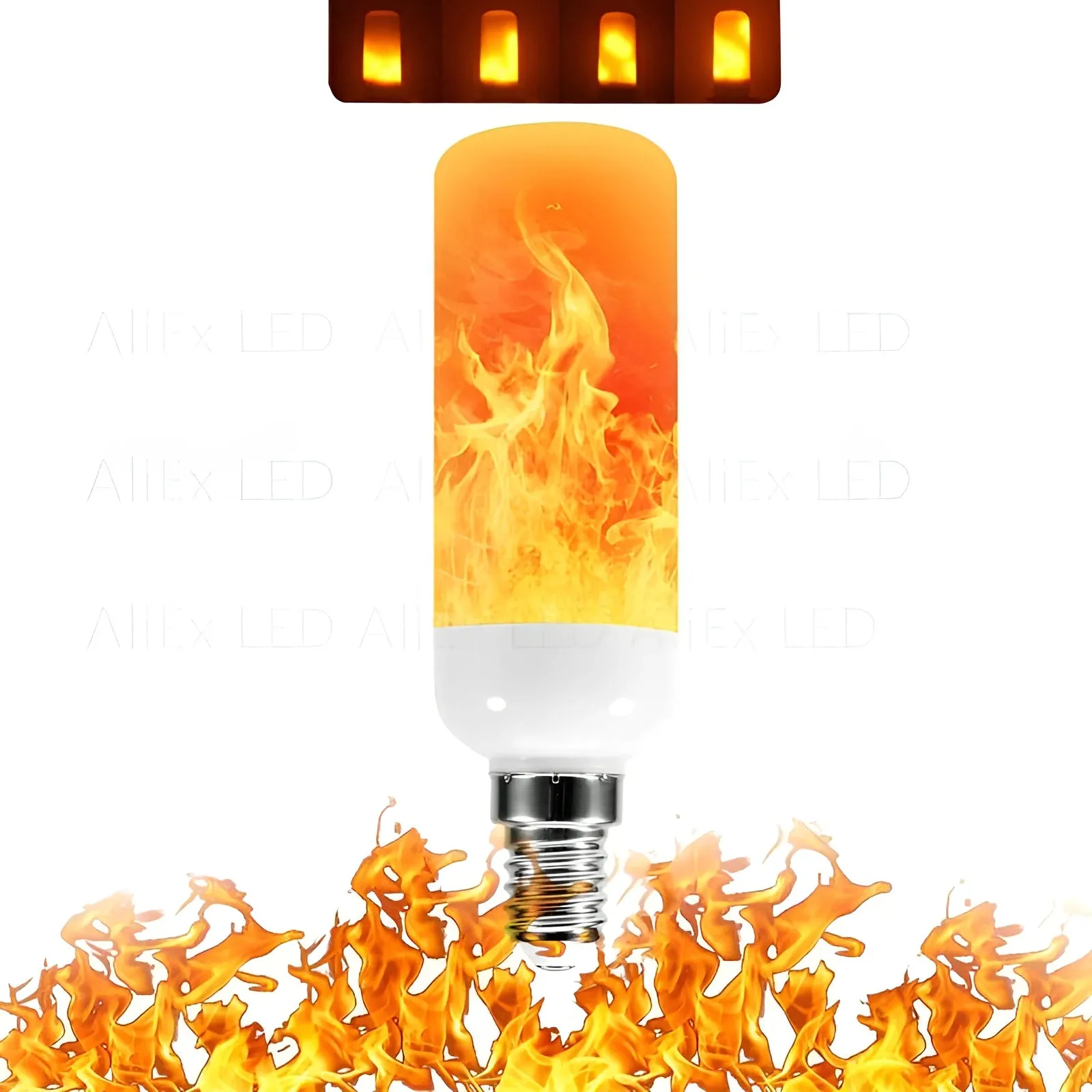USB E14 E27 B22 Led Simulated Flame Bulbs 9W AC85-265V Luces Home Electronic Accessories Lamp Flame light Effect Bulbs Lampada