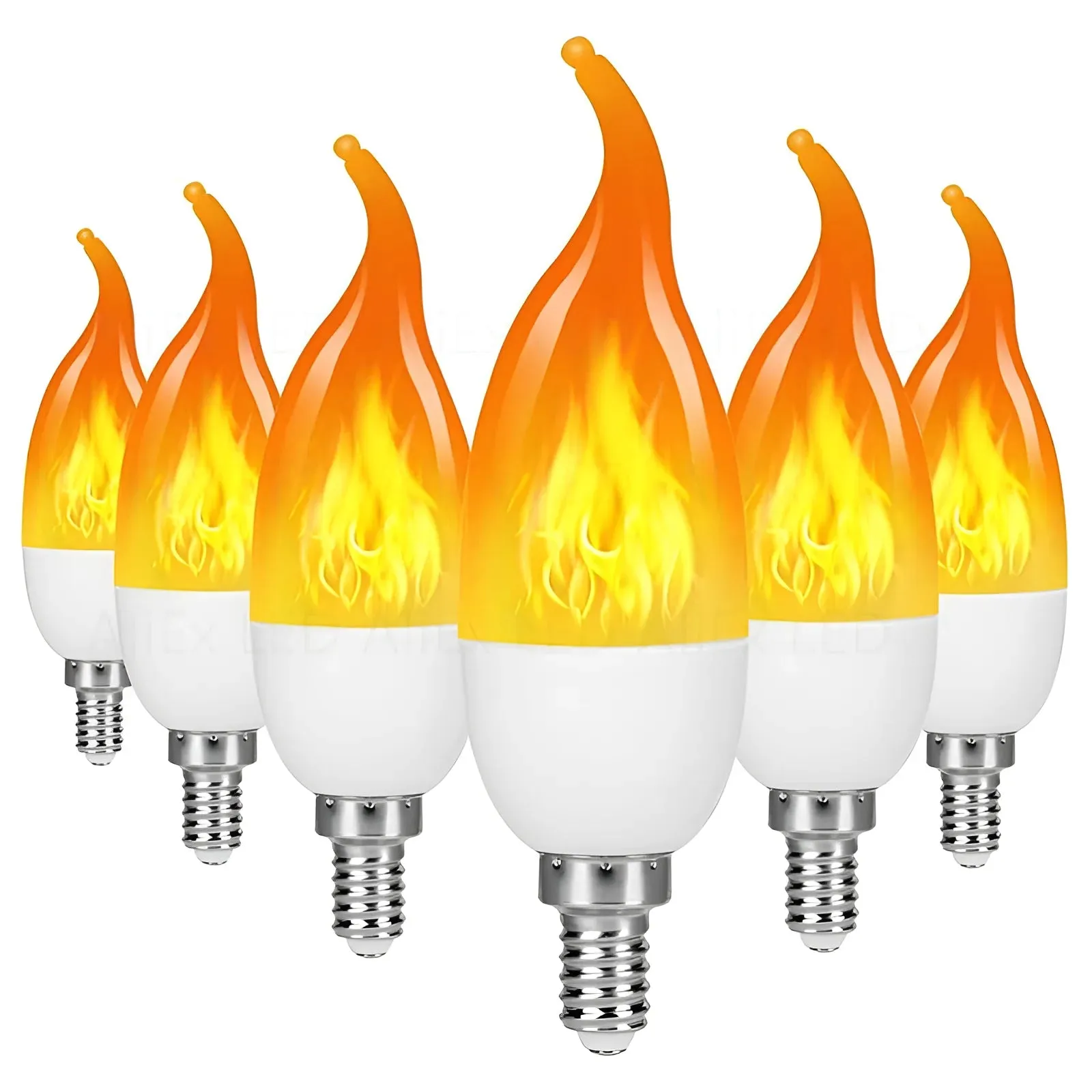 USB E14 E27 B22 Led Simulated Flame Bulbs 9W AC85-265V Luces Home Electronic Accessories Lamp Flame light Effect Bulbs Lampada