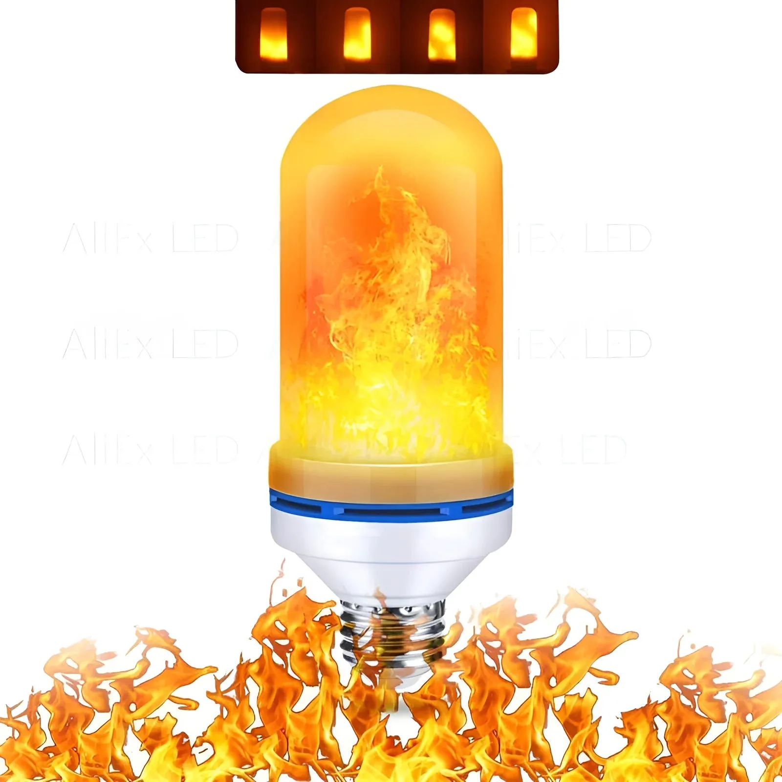 USB E14 E27 B22 Led Simulated Flame Bulbs 9W AC85-265V Luces Home Electronic Accessories Lamp Flame light Effect Bulbs Lampada