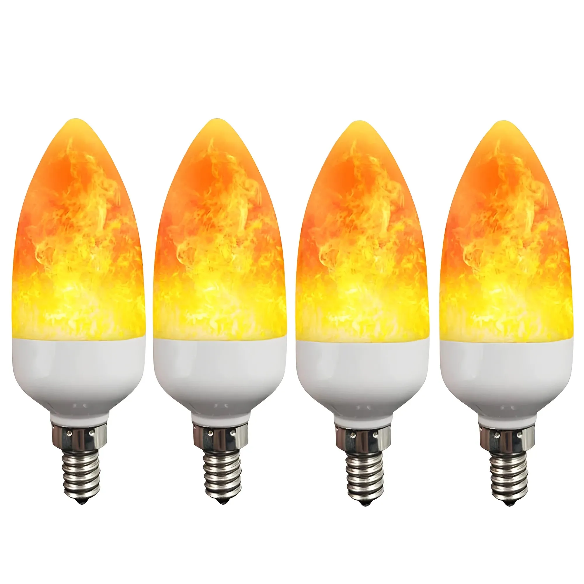 USB E14 E27 B22 Led Simulated Flame Bulbs 9W AC85-265V Luces Home Electronic Accessories Lamp Flame light Effect Bulbs Lampada
