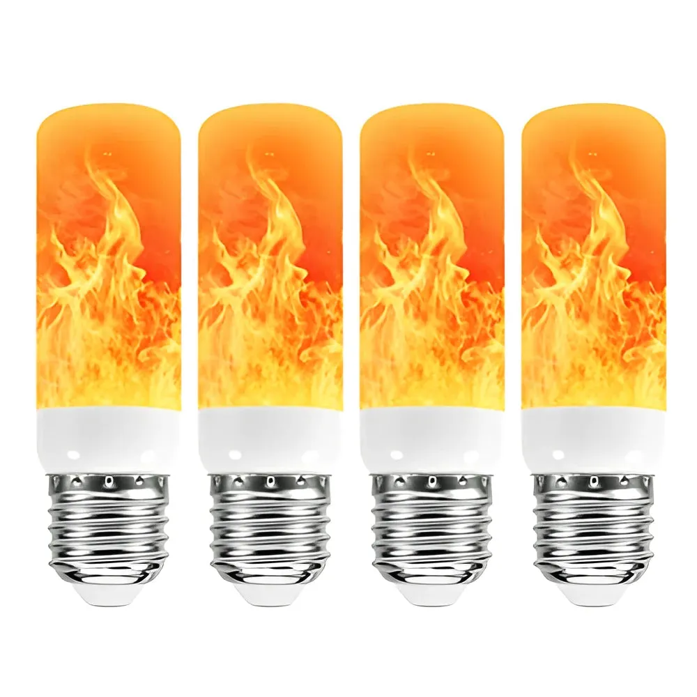 USB E14 E27 B22 Led Simulated Flame Bulbs 9W AC85-265V Luces Home Electronic Accessories Lamp Flame light Effect Bulbs Lampada