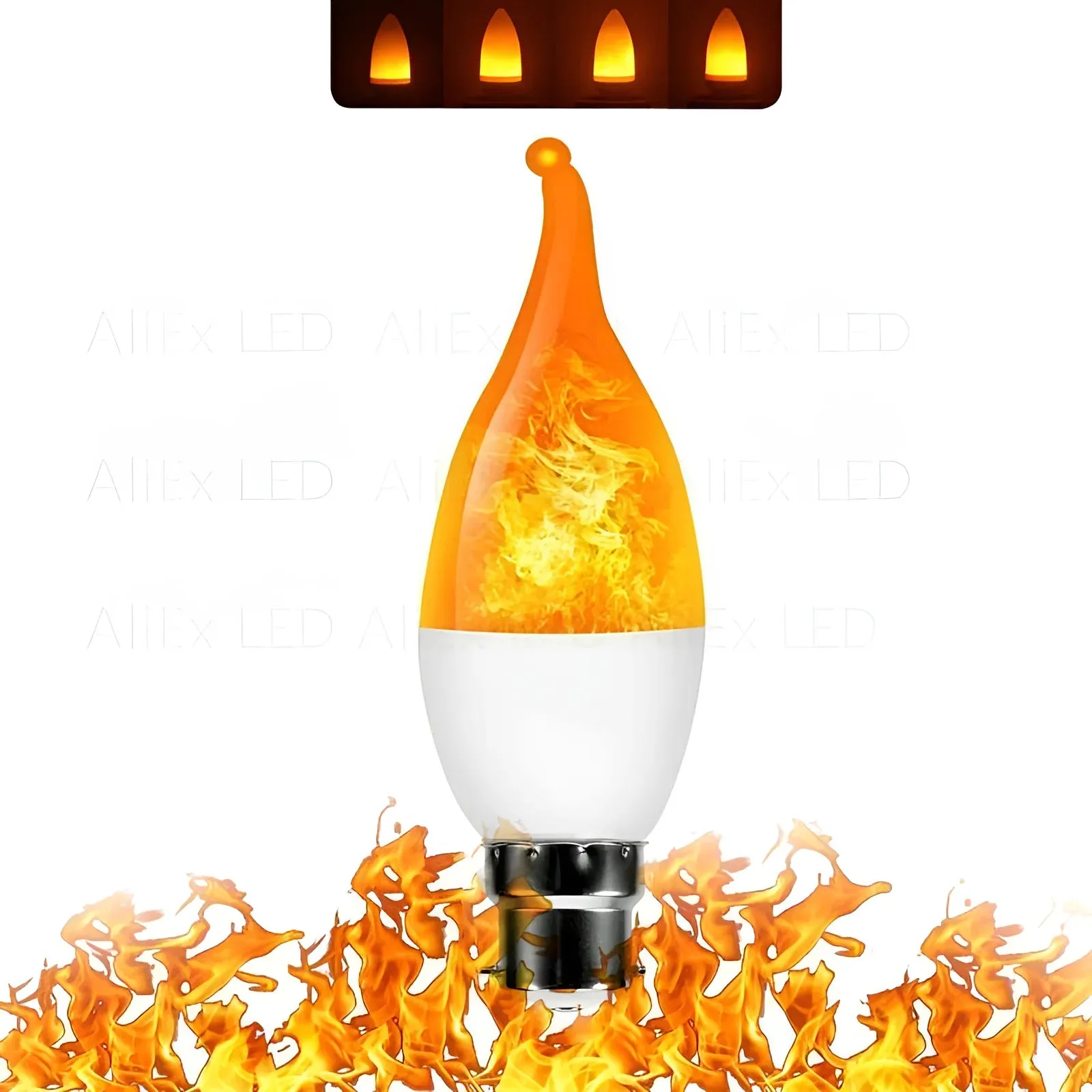 USB E14 E27 B22 Led Simulated Flame Bulbs 9W AC85-265V Luces Home Electronic Accessories Lamp Flame light Effect Bulbs Lampada