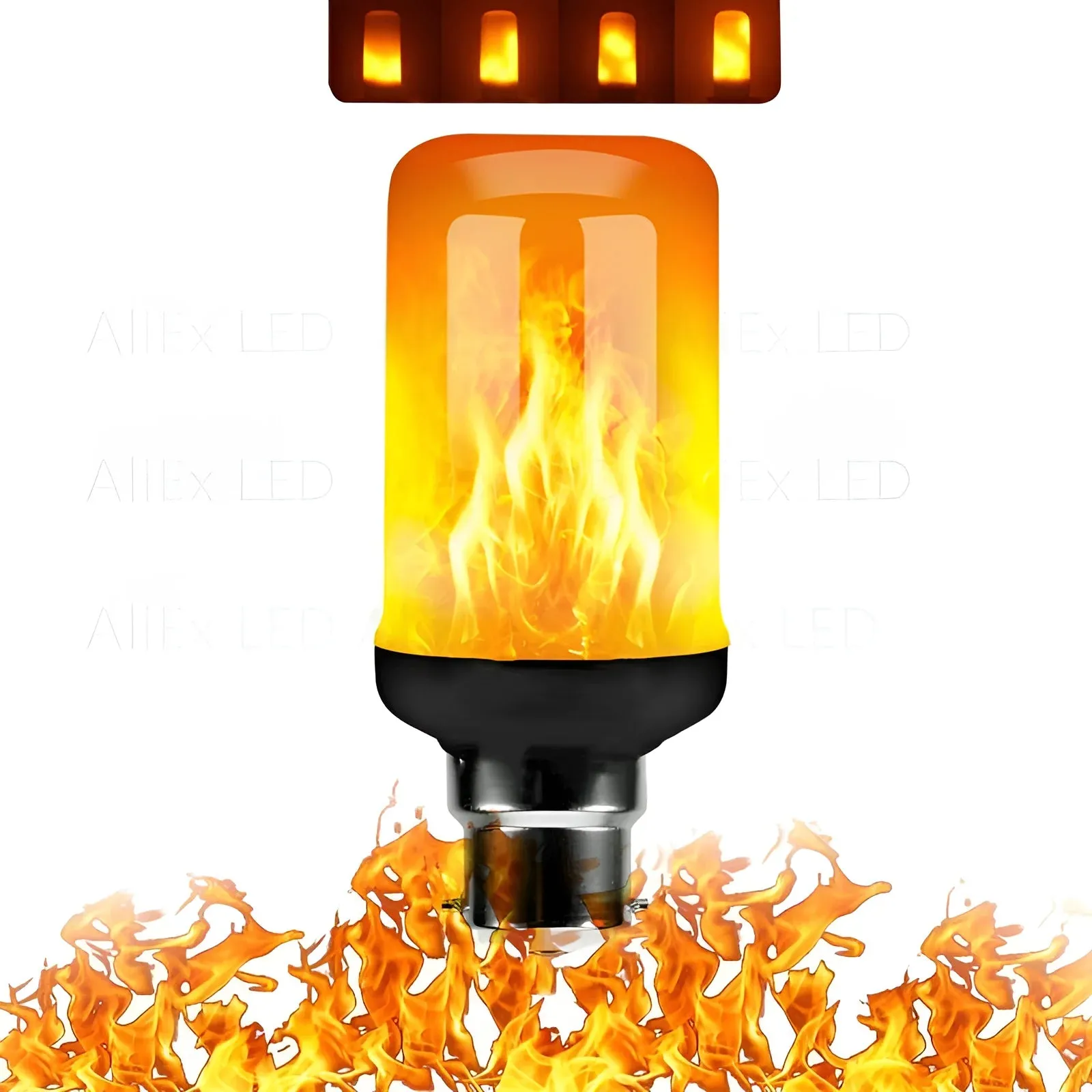 USB E14 E27 B22 Led Simulated Flame Bulbs 9W AC85-265V Luces Home Electronic Accessories Lamp Flame light Effect Bulbs Lampada