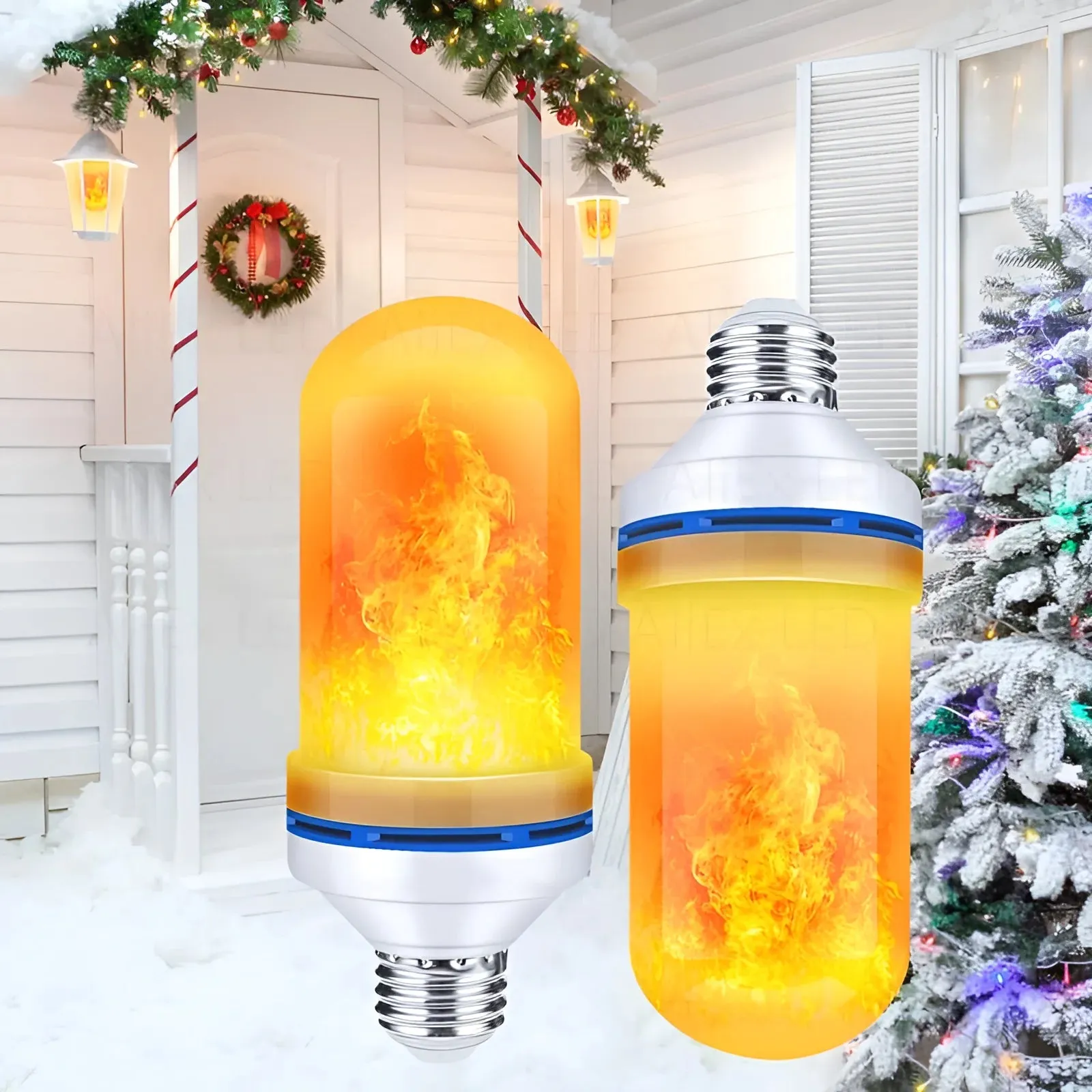 USB E14 E27 B22 Led Simulated Flame Bulbs 9W AC85-265V Luces Home Electronic Accessories Lamp Flame light Effect Bulbs Lampada