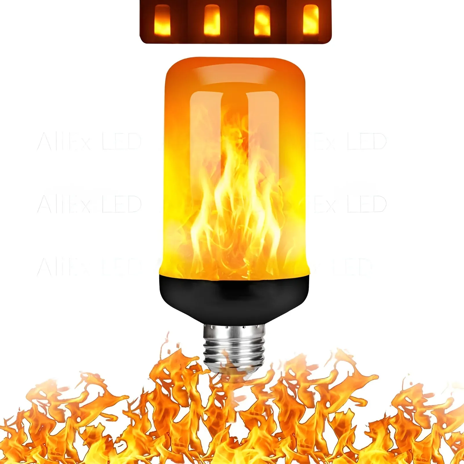 USB E14 E27 B22 Led Simulated Flame Bulbs 9W AC85-265V Luces Home Electronic Accessories Lamp Flame light Effect Bulbs Lampada