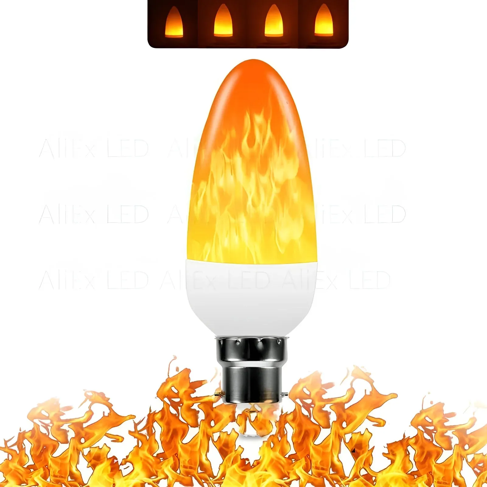 USB E14 E27 B22 Led Simulated Flame Bulbs 9W AC85-265V Luces Home Electronic Accessories Lamp Flame light Effect Bulbs Lampada