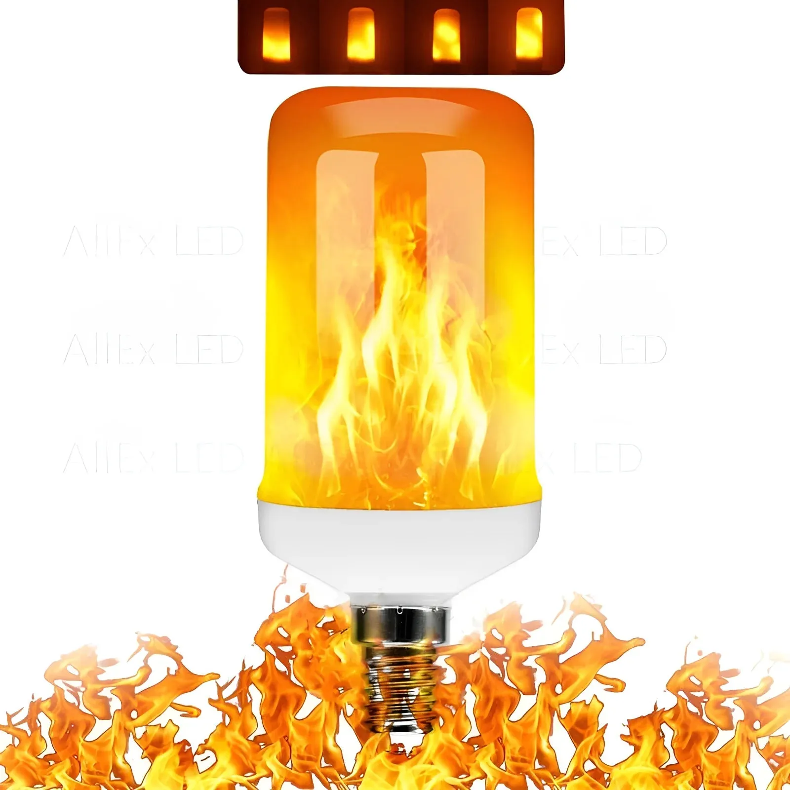 USB E14 E27 B22 Led Simulated Flame Bulbs 9W AC85-265V Luces Home Electronic Accessories Lamp Flame light Effect Bulbs Lampada