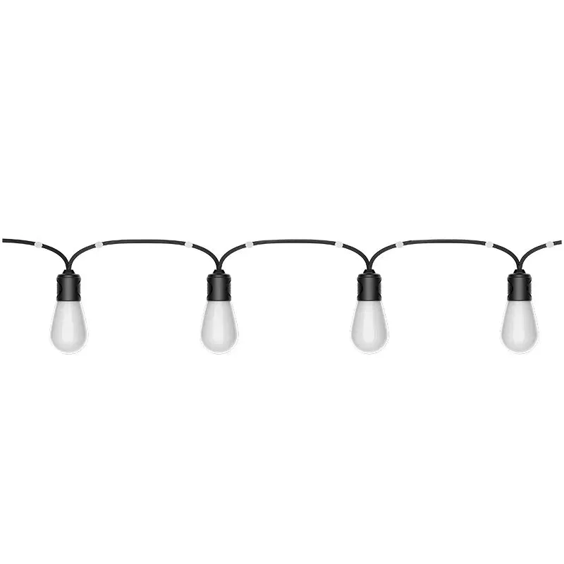 Westgate STG-5315 53-ft 15 Lamps Lantern Outdoor RGB-IC Bluetooth App Controlled String Light