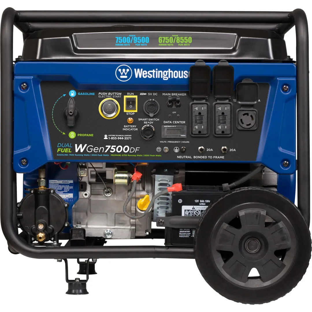 WGen7500DF Generator - Dual Fuel