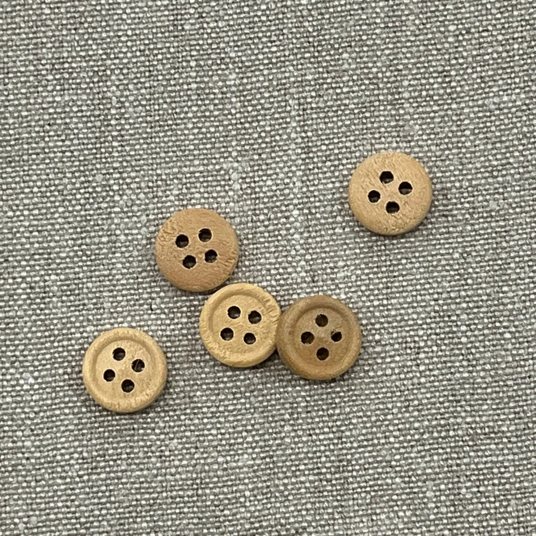Wood Buttons-Round