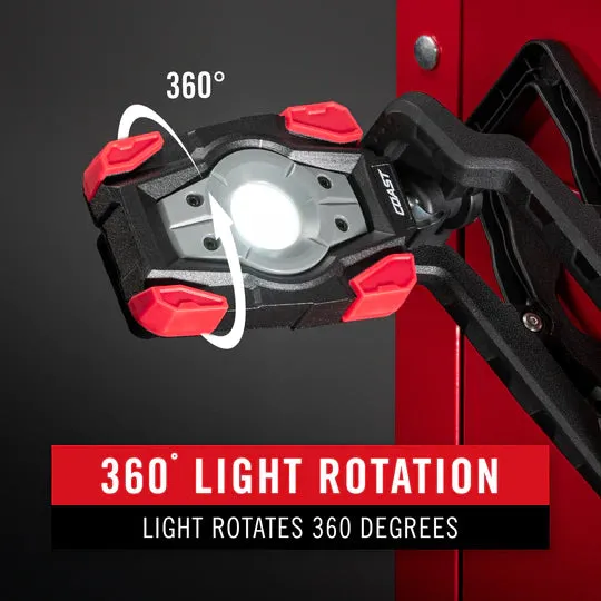 Work Light - COAST CL20R Rechargeable Clamp Light 1750 Lumens, 30684