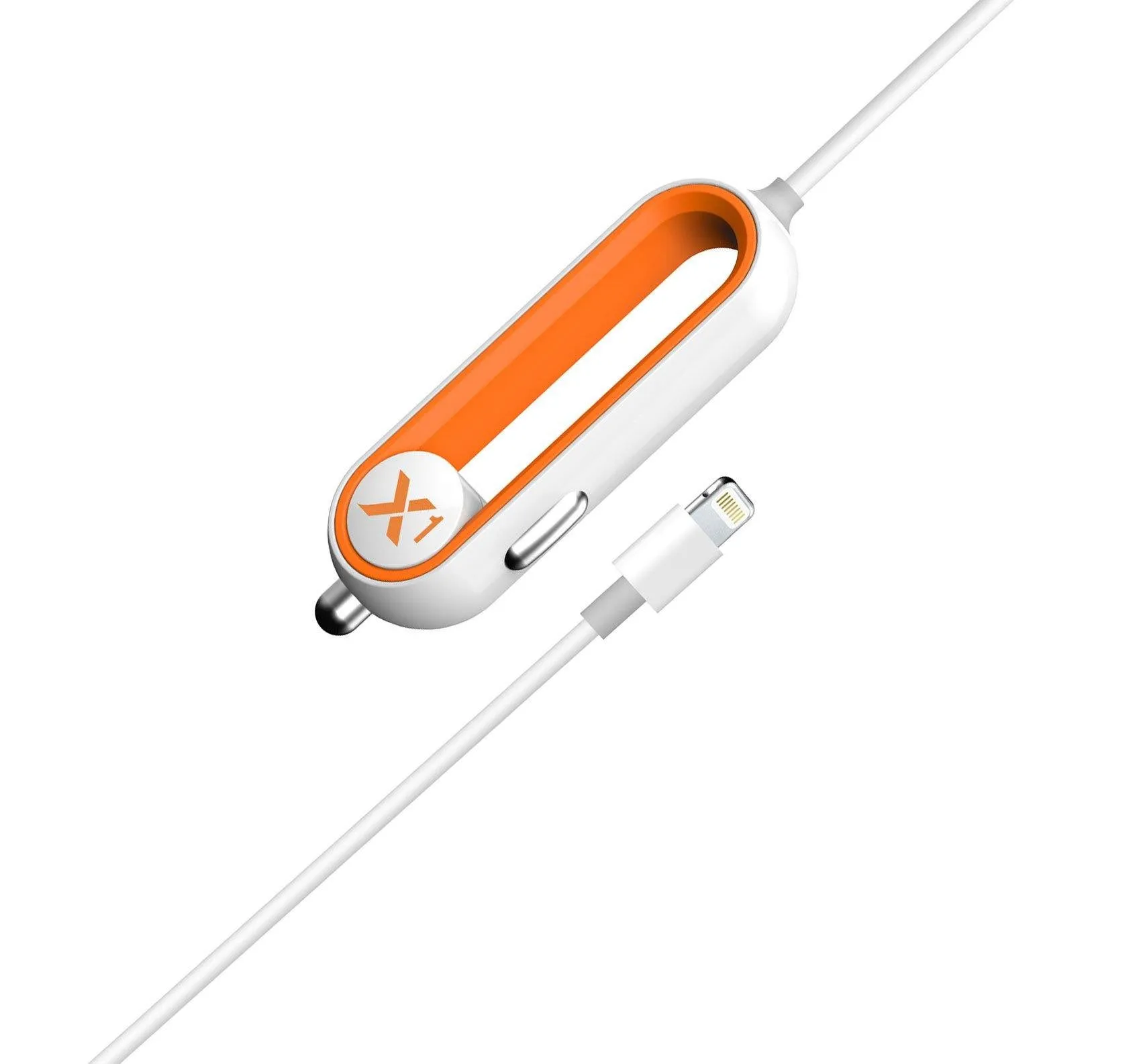 X1 Car Charger with Lightning Connector - Orange