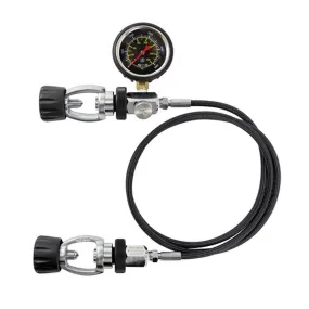 XS Scuba Deluxe Cylinder Equalizer with Braided HP Hose