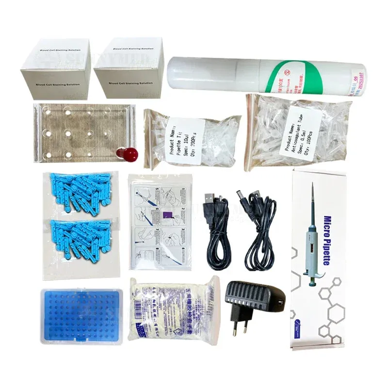 YISY-B2001 Portable POCT Dry 5 Part Diff  WBC White Blood Cell Analyzer With LCD Screen